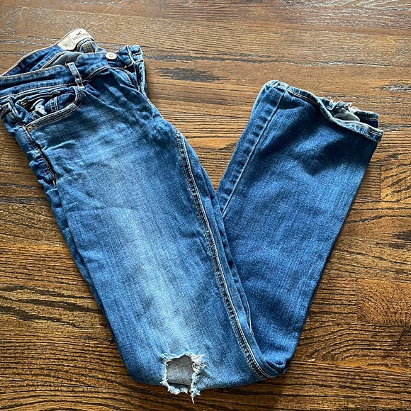 Hollister flare jeans Size 3 R , 26w 33L - Picture 1 of 4